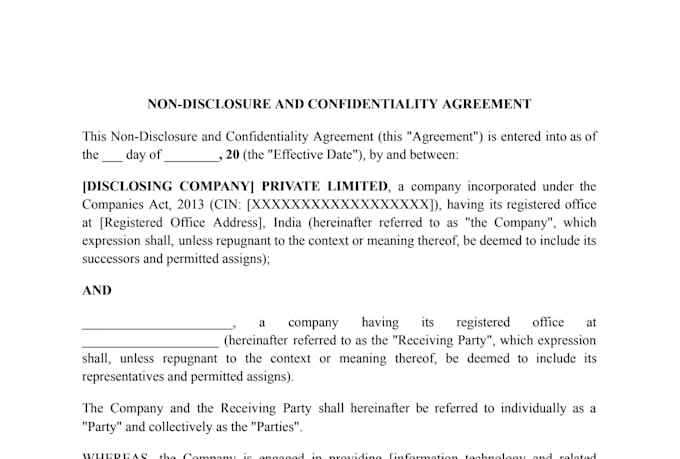 draft or review your contracts